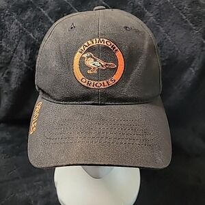Annco Baltimore‎ Orioles Black Baseball Cap Hat MLB Adjustable
